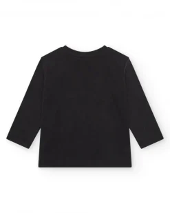 T-shirt sans manches bleu pour garçon avec imprimé