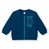 Veste bleu marine à imprimé Yéti pour garçon de la collection Freezy
