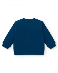 Veste bleu marine à imprimé Yéti pour garçon de la collection Freezy
