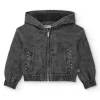 Veste en jean à capuche imprimée collection Rebel Dreamers
