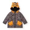 Veste imperméable grise à capuche tigre garçon collection Cartoon Calling